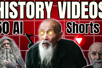 create ai history youtube short videos, tiktok and instagram reels