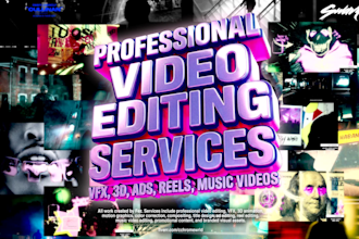 do professional video editing