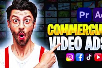 create promotional marketing video or brand commercial video