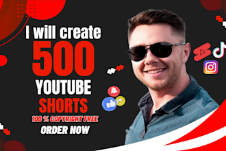 create 500 youtube short videos, bulk viral motivational yt short videos and SEO