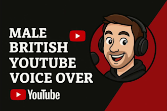 record a engaging male youtube voiceover cash cow