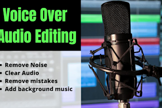edit, master, and clean up your audiobook or voice audio