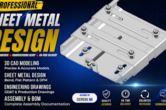 design sheet metal products and mechanical assemblies