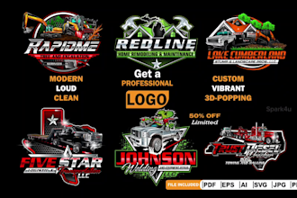 create trucking business logo