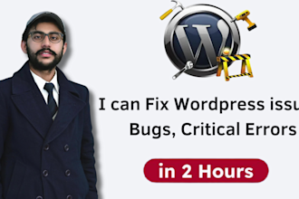 fix wordpress issues, bugs, or critical errors