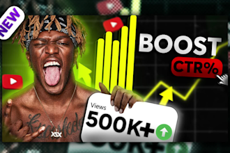 design catchy clickbait youtube thumbnail