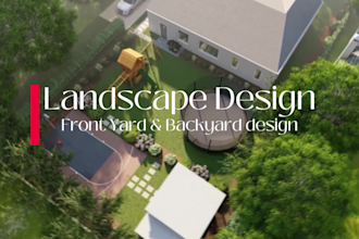 design front yard, backyard, home garden