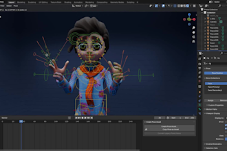 best rig in maya or blender to make your animation and game best