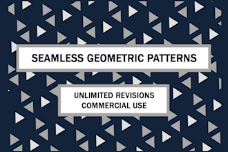 create custom geometric pattern for luxury textile clothing print