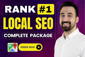 do complete local SEO, GEO and gbp optimization for map pack and website ranking