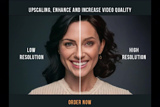 enhance, upscale, denoise, and sharpen videos