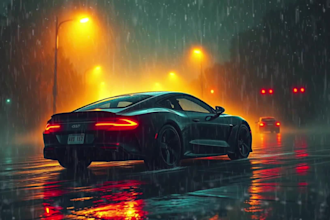 create rain videos with natural sounds