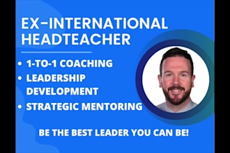 coach and mentor middle and senior leaders in education
