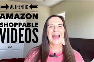 create an authentic amazon shoppable video for your product