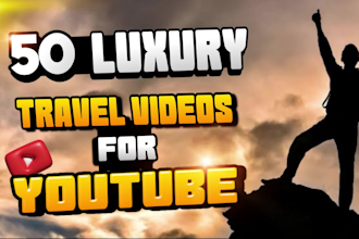 create luxury travel videos for youtube cash cow channel and instagram reels