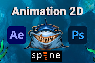 create a cyclic 2d animation and parallax effect