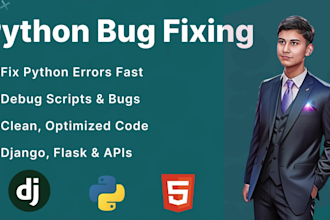 fix python bugs and errors, debug scripts, and optimize code