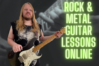teach you rock and metal guitar