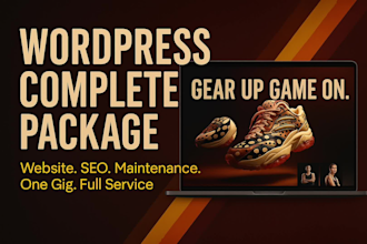 build, redesign responsive wordpress website design for your business