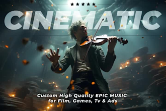 compose epic orchestral and cinematic music
