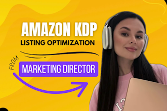 write amazon SEO listing description for your kindle kpd book ebook