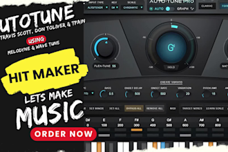 tune, mix and master your vocals with autotune or melodyne