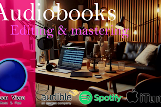 edit and master your audiobook and podcast