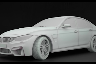do 3d car modeling for game development and 3d printing