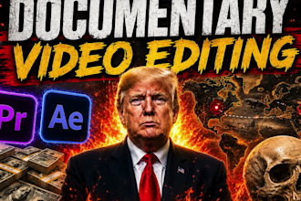 do documentaries video editing and faceless youtube documentary video editing
