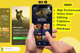 create a screencast how to video for your mobile app with voice over