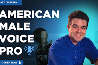 voice a professional young adult american male