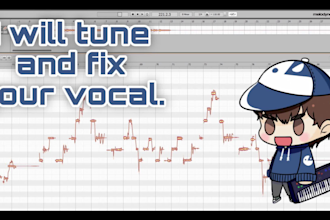 tune, pitch, and fix your vocal manually into perfection