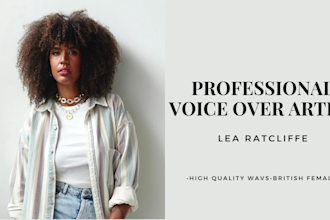 record a professional british female voiceover with studio quality sound