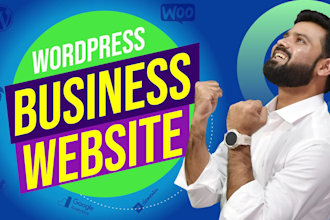 design, build modern wordpress business website with elementor or divi builder