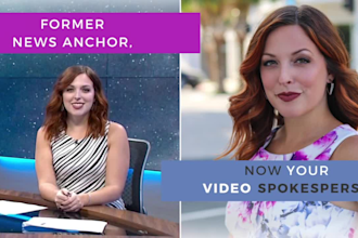 be on camera spokeswoman in dallas, tx