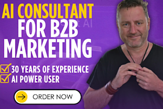 do ai marketing consulting, specializing in ai for your b2b
