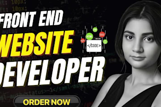 do custom website back end and front end web development