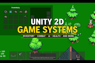 create 2d game mechanics and fix unity bugs