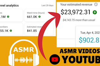 create meditation asmr videos for youtube to earn income