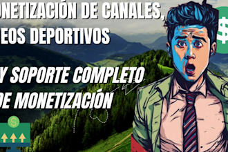 monetizar canales de youtube, vídeos deportivos y soporte de monetización