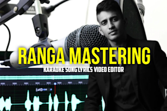remove vocals create high quality karaoke video with lyrics