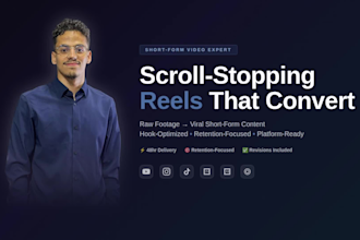 edit viral short form videos for entrepreneurs and personal brands