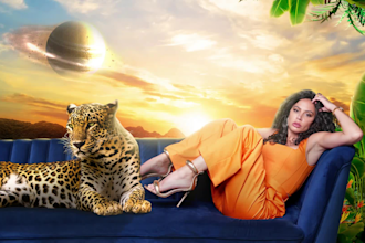 do realistic photo manipulation, blend images