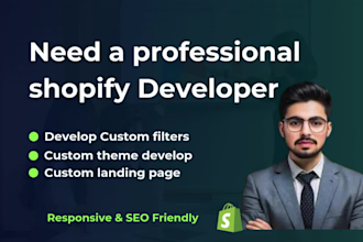 shopify filters, one product store, clone shopify website, landing page, pagefly