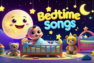 make 50 lullaby relaxing video for your youtube channel