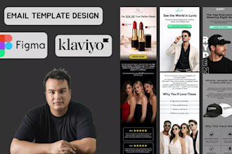 design custom klaviyo email marketing template