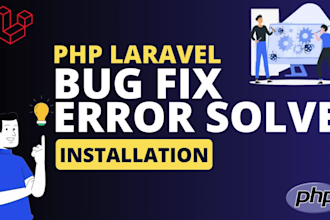 fix bugs, errors from php laravel vue react website