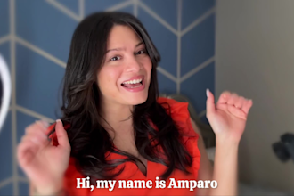 be your professional ugc female spokesperson in spanish español