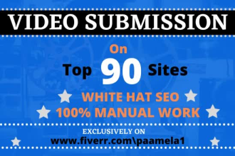 manually upload or share your video to the top 90 video submission sites