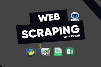 do web scraping, data scraping, website scraping, python scraper bot